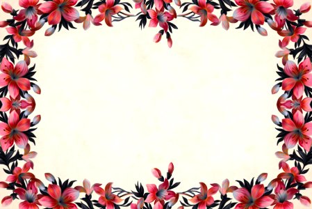 Red Flower Background