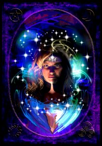 Purple Violet Art Poster