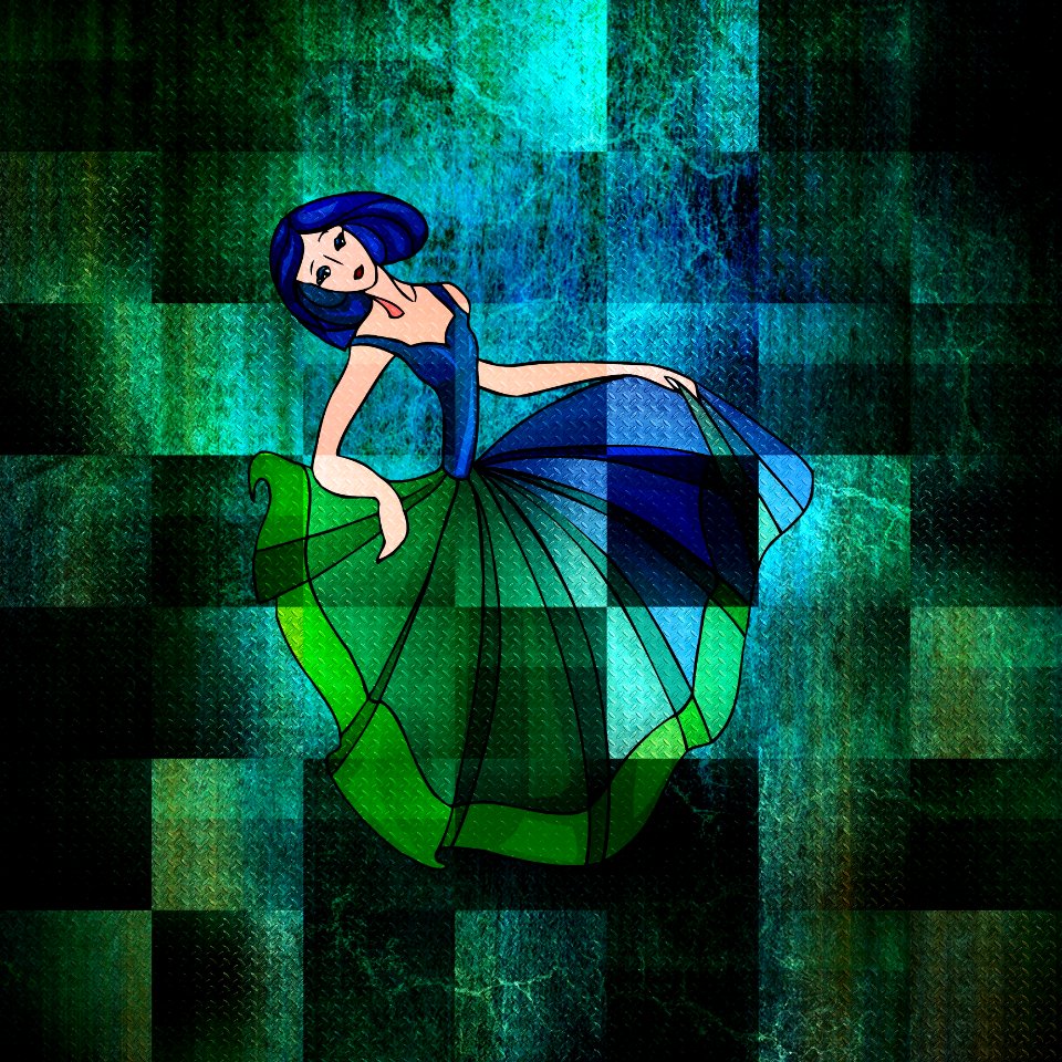 Green Art Computer Wallpaper Girl