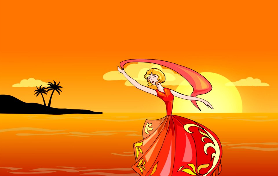 Orange Cartoon Yellow Art