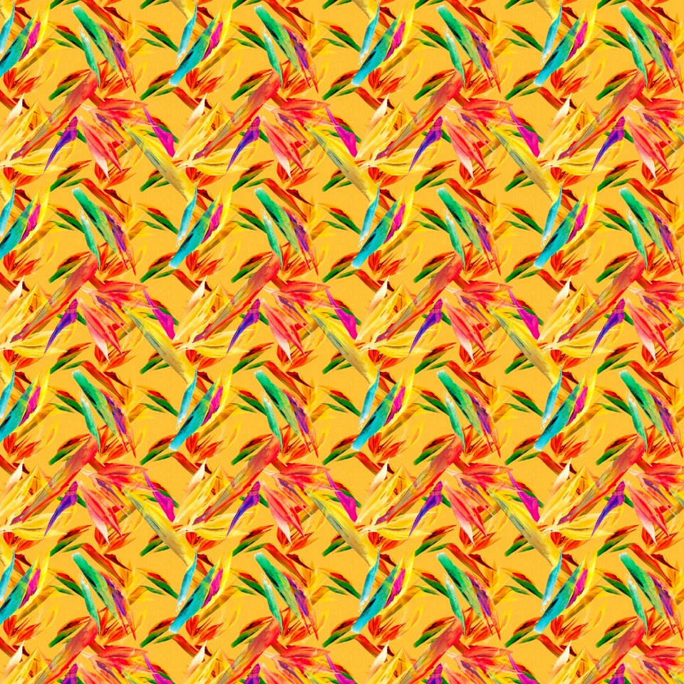 Flower bird of paradise vintage