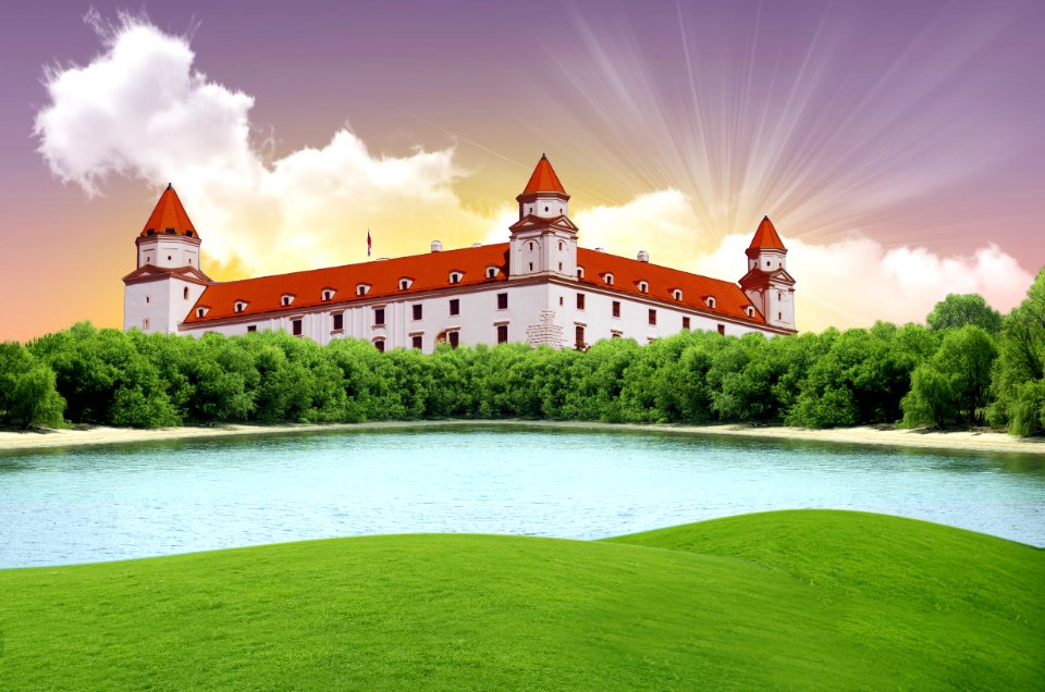 Castle the capital city of slovakia