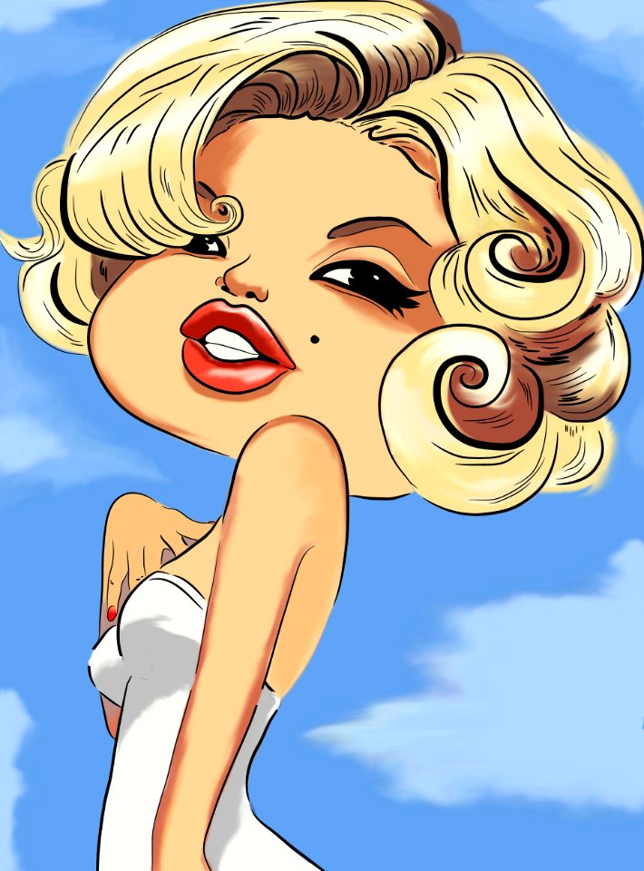 Comic funny girl