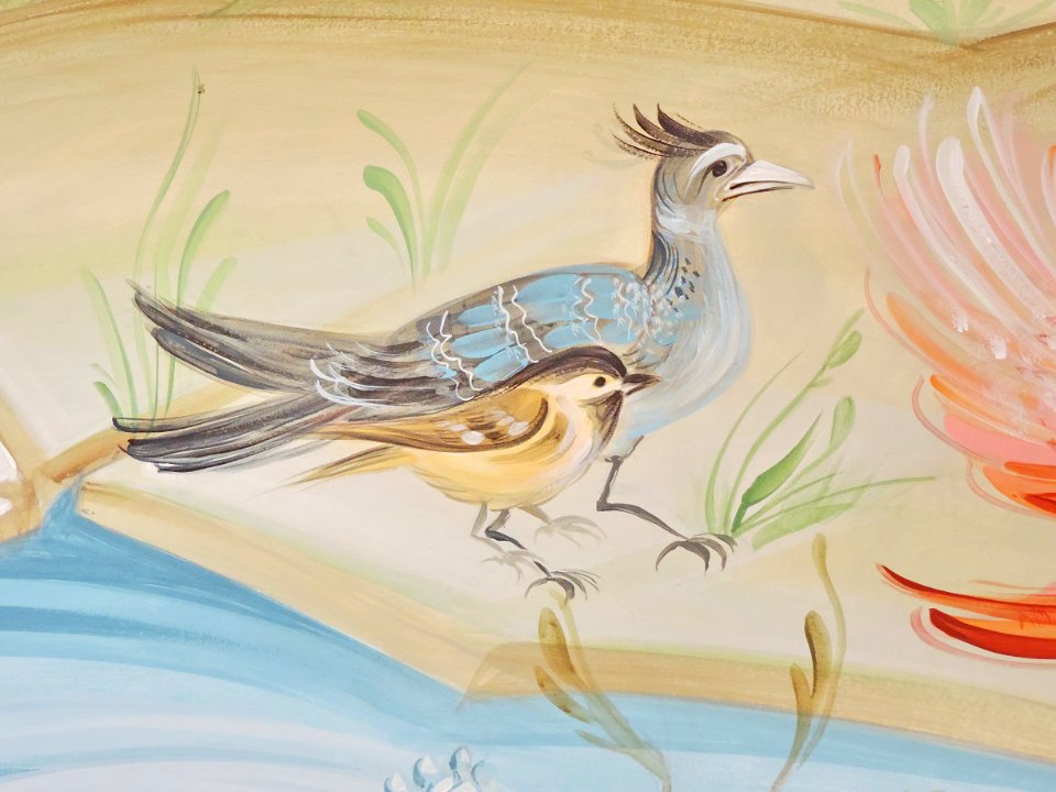 Graffiti illustration bird