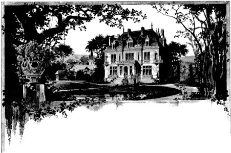 Country Estate In Black And White