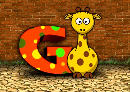 Giraffe Giraffidae Yellow Mammal