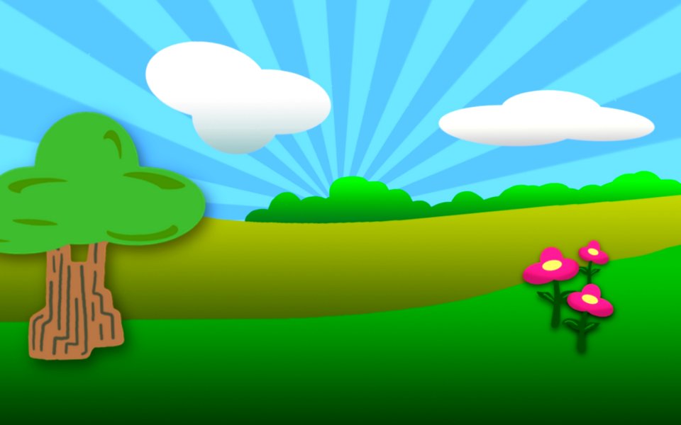 Green, Sky, Ecosystem, Cartoon