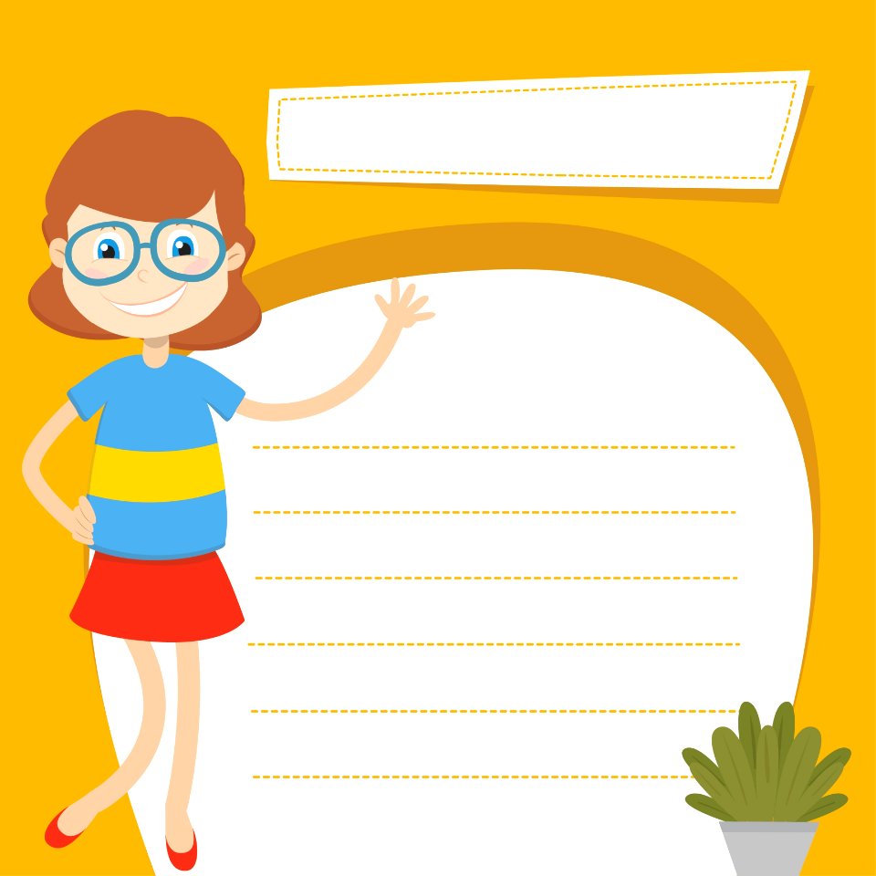 Yellow Text Cartoon Smile