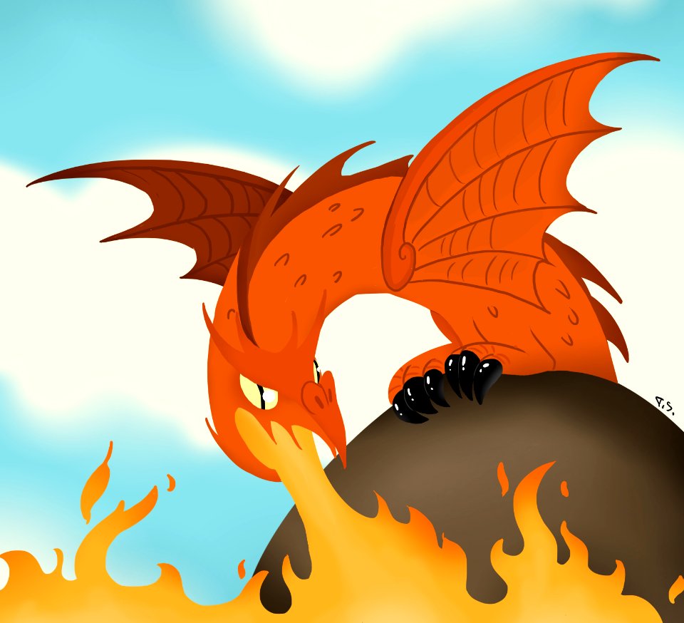 Red in Flames