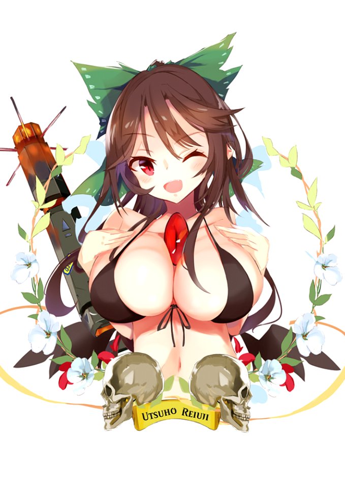 She's "Utsuho Reiuji" From Touhou.