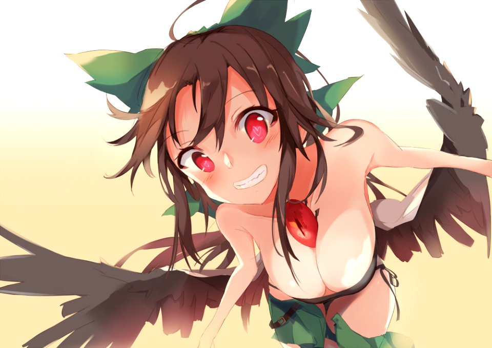 She's "Utsuho Reiuji" From Touhou.