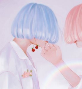 Reflection girl