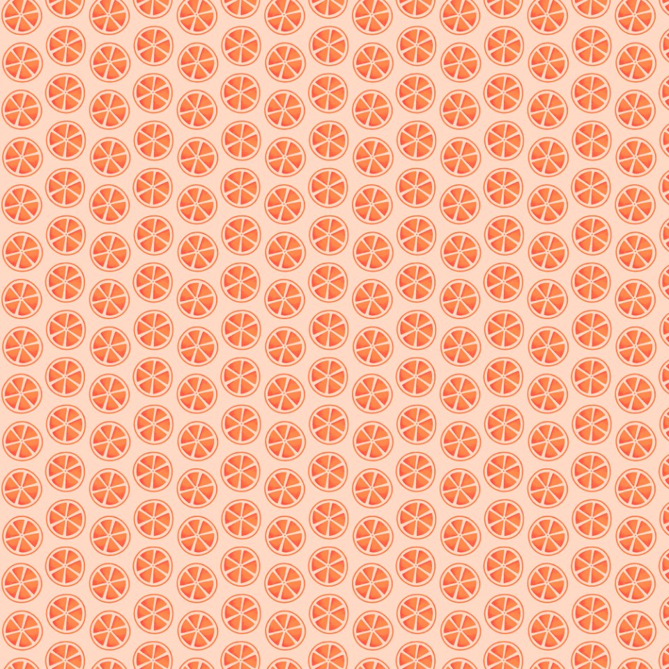 Citrus orange pattern