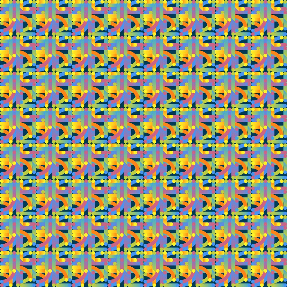 Colored lines pattern