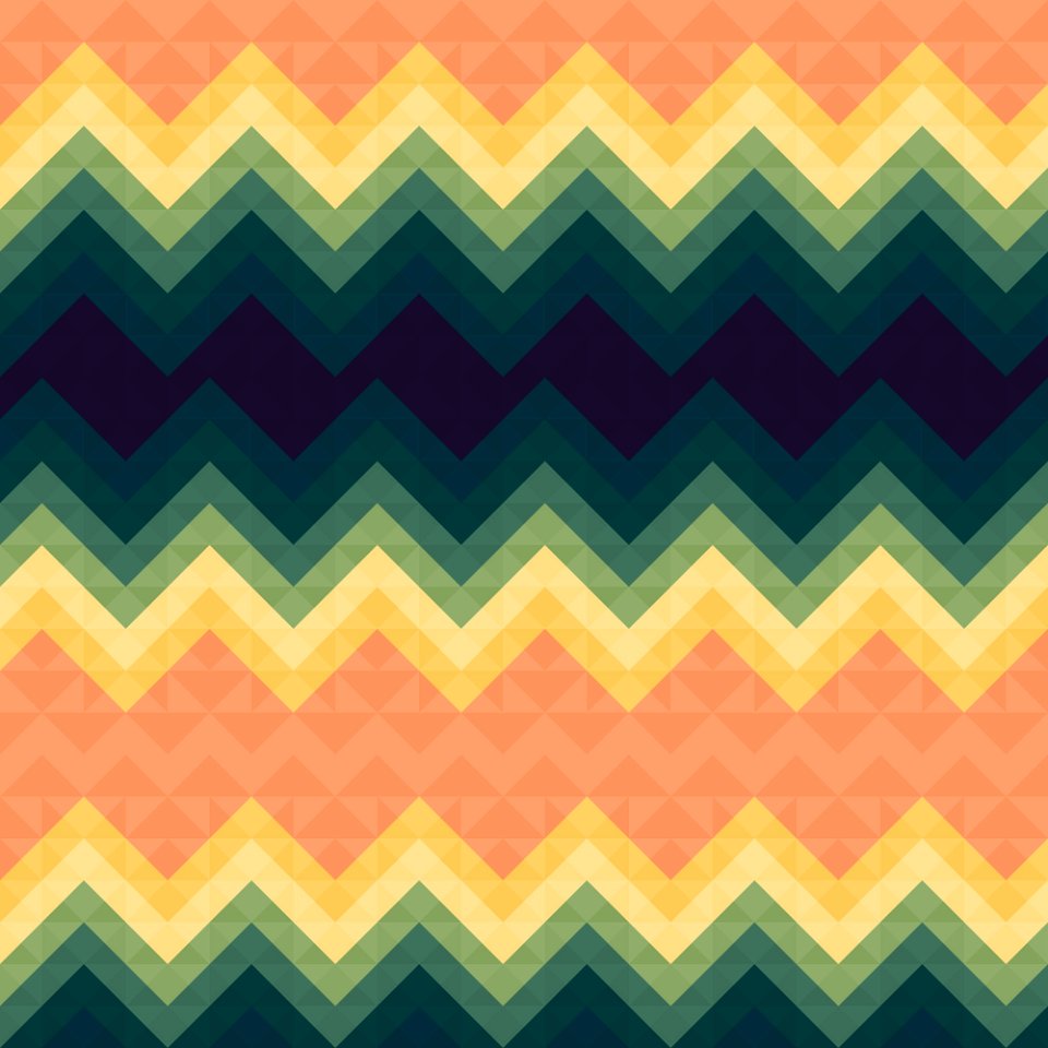 Geometric triangles pattern
