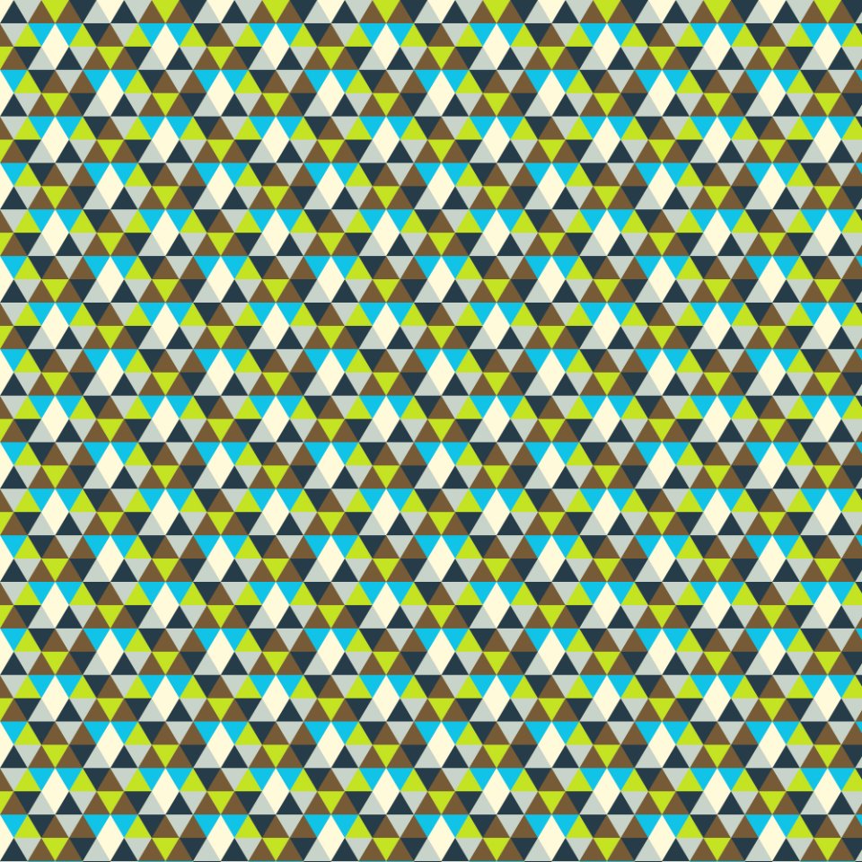 Geometric triangles pattern