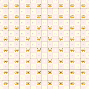 Kitty cat pattern