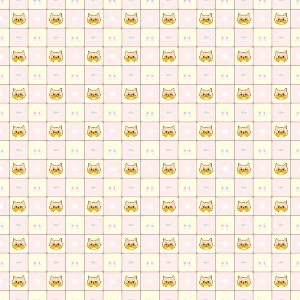 Kitty cat pattern