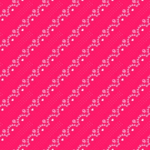 Raspberry lace pattern