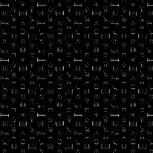 Retro furniture pattern