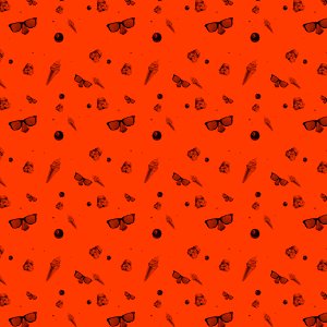 Star wars orange pattern