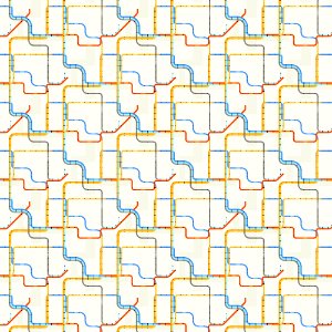 Subway lines pattern