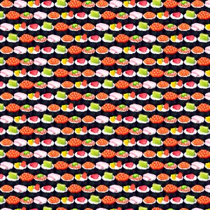 Sushi pattern