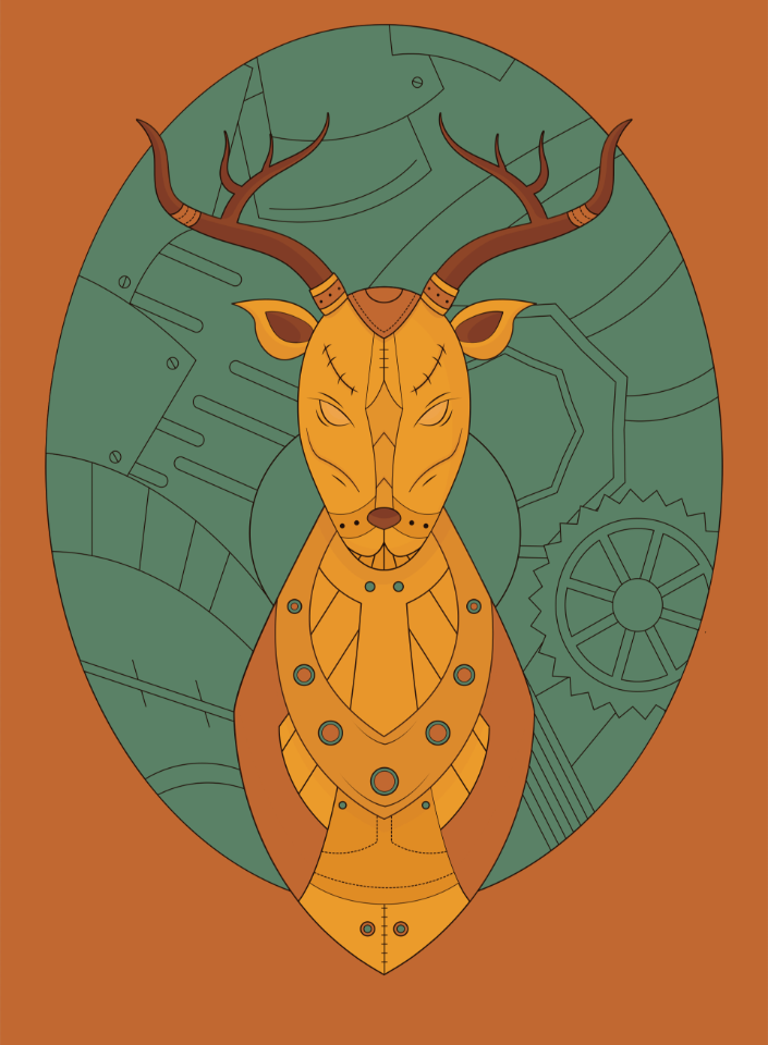 Steampunk Deer