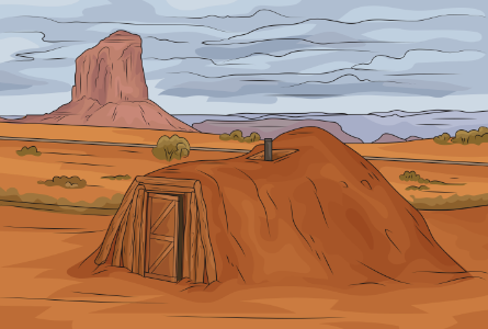 Mud hut