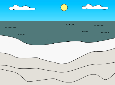 Primitive beach