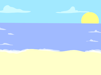 Sand beach