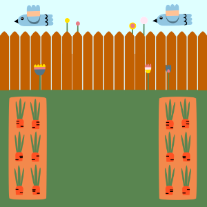 Brown fence