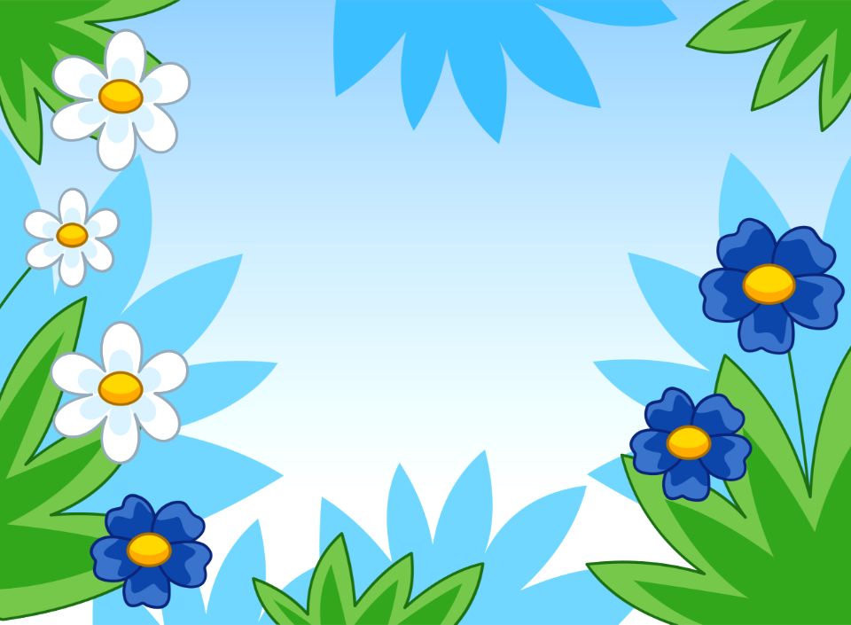 Blue flowers