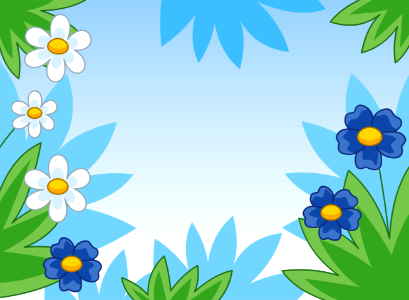 Blue flowers