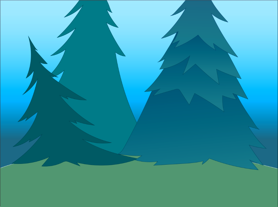 Coniferous trees