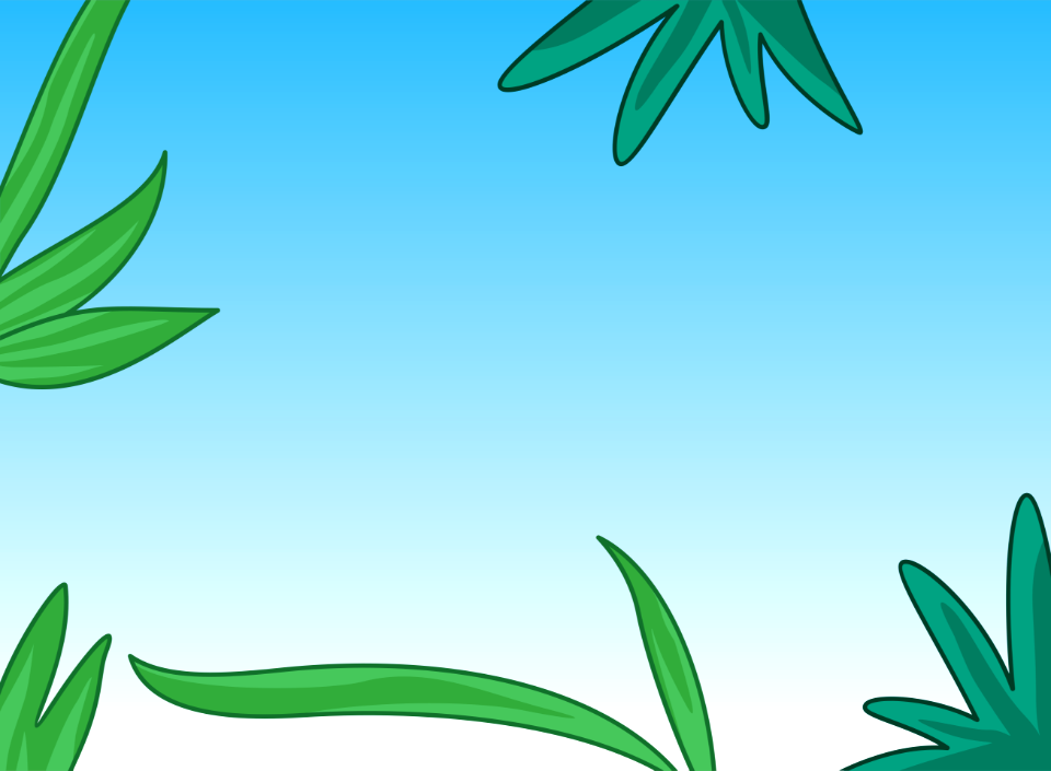 Greenery and sky