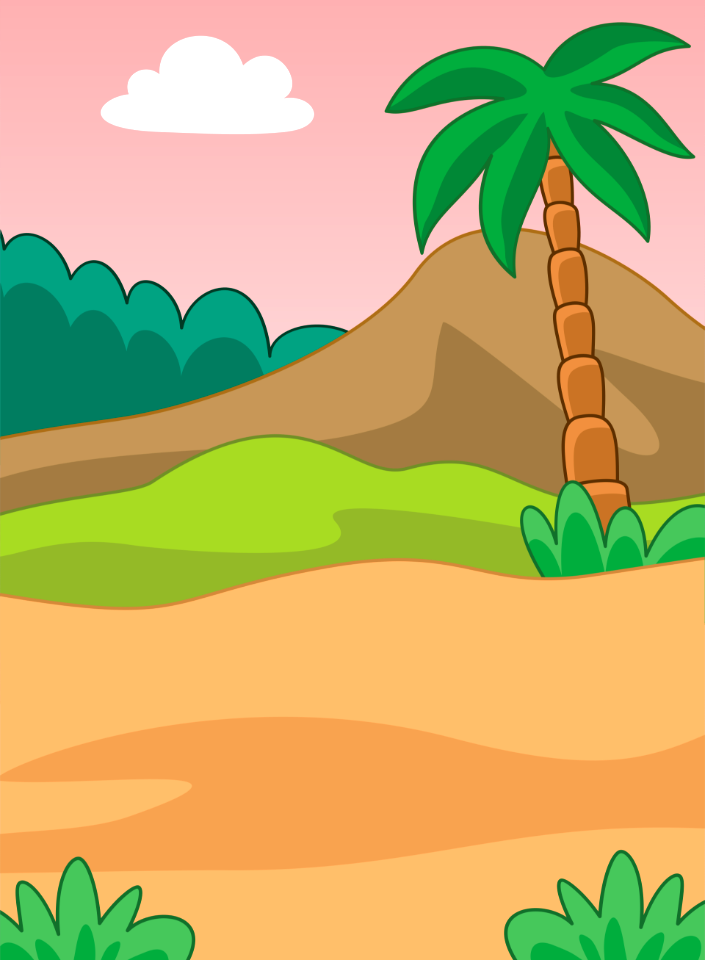 Lonely palm tree