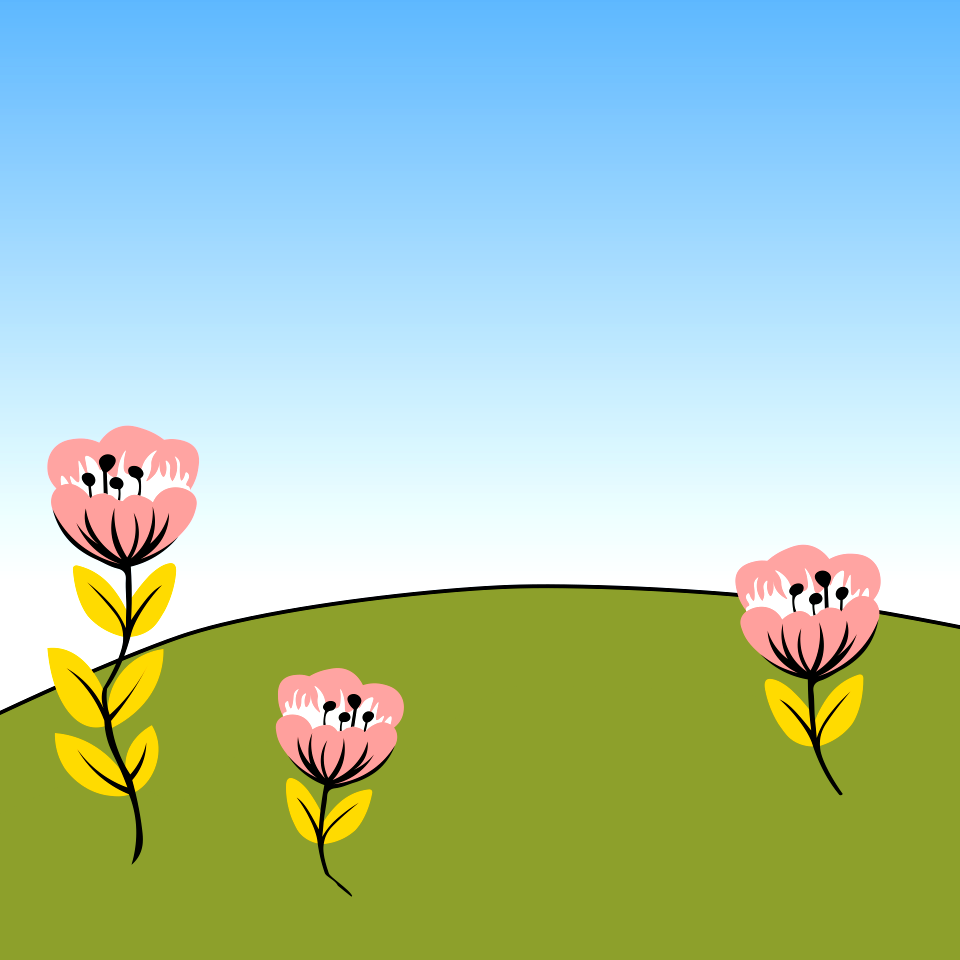 Three flowers