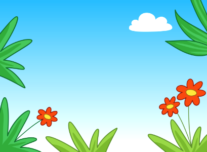 Three red flowers