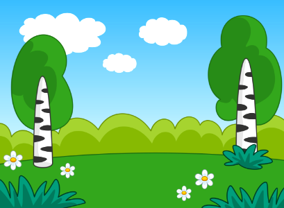 Two birches