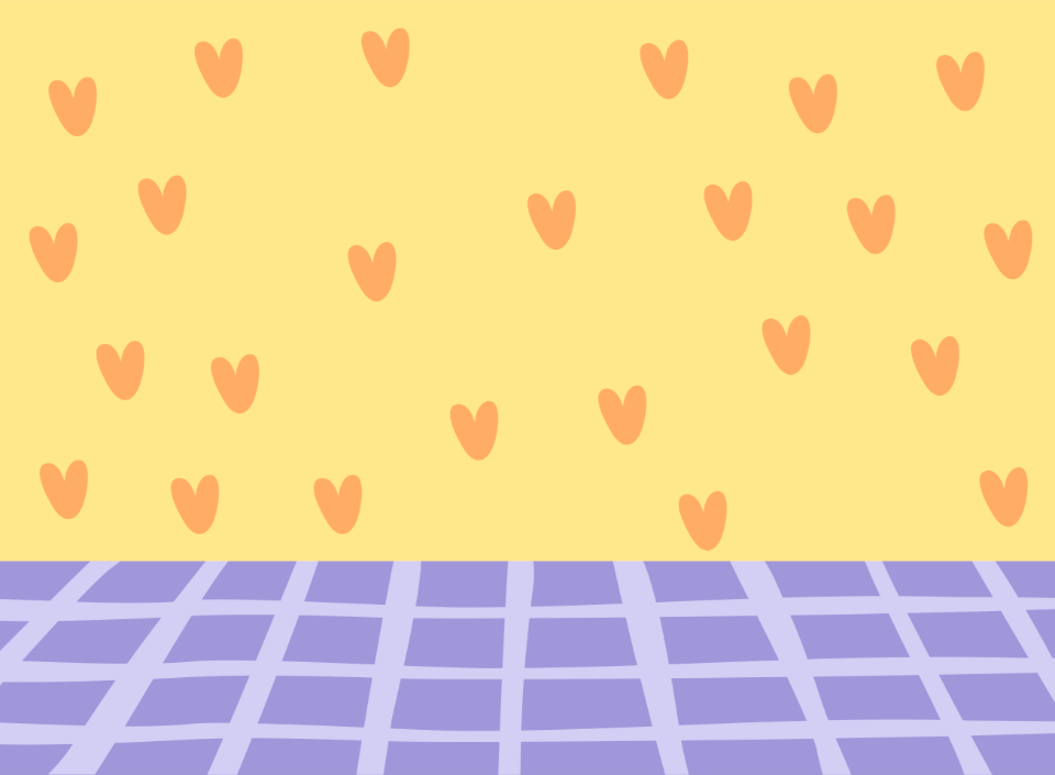 Blue floor room