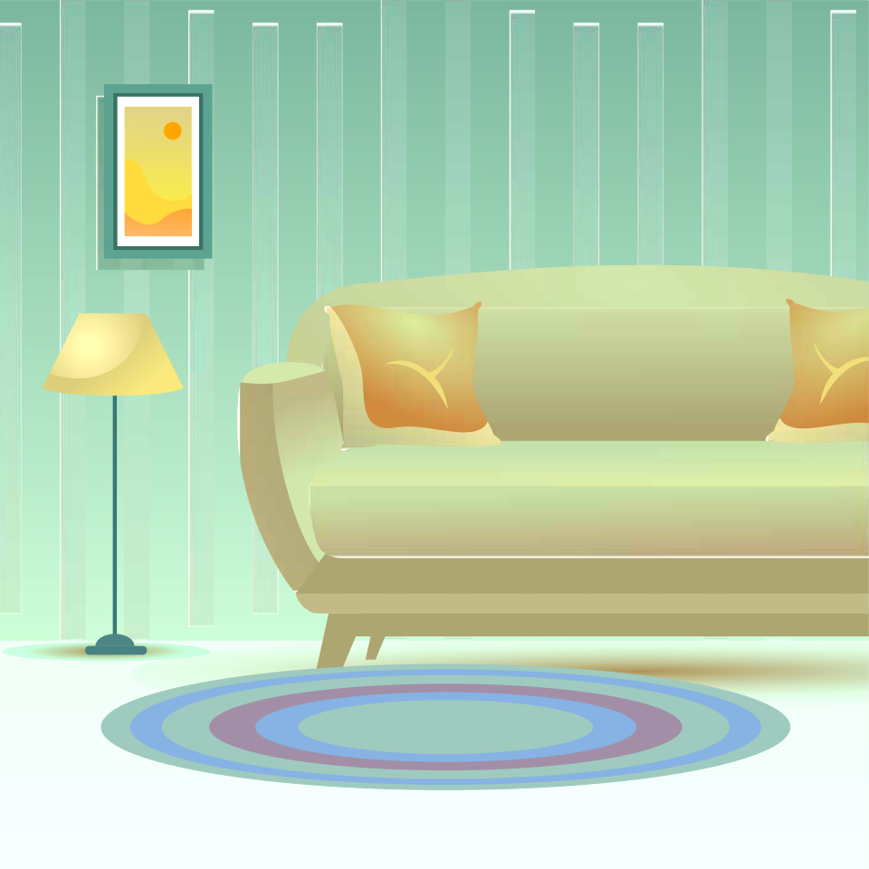 Grey sofa
