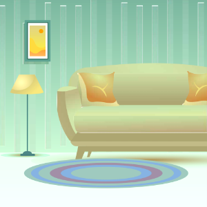Grey sofa