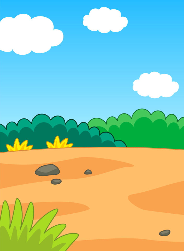 Bushes landscape