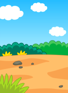Bushes landscape