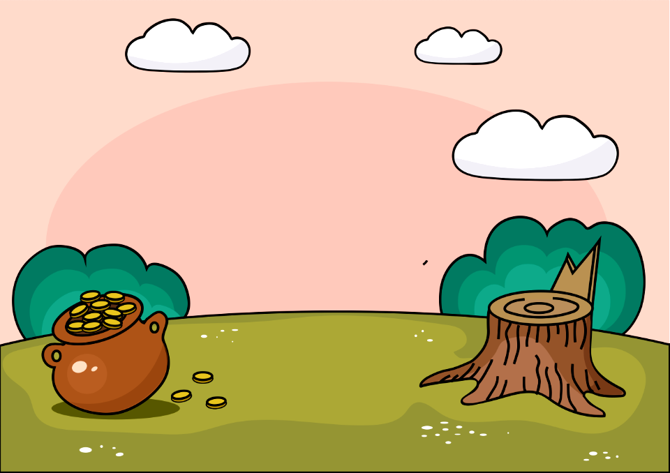 Golden pot