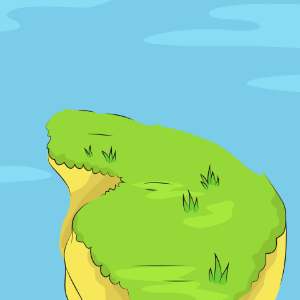 Green cliff