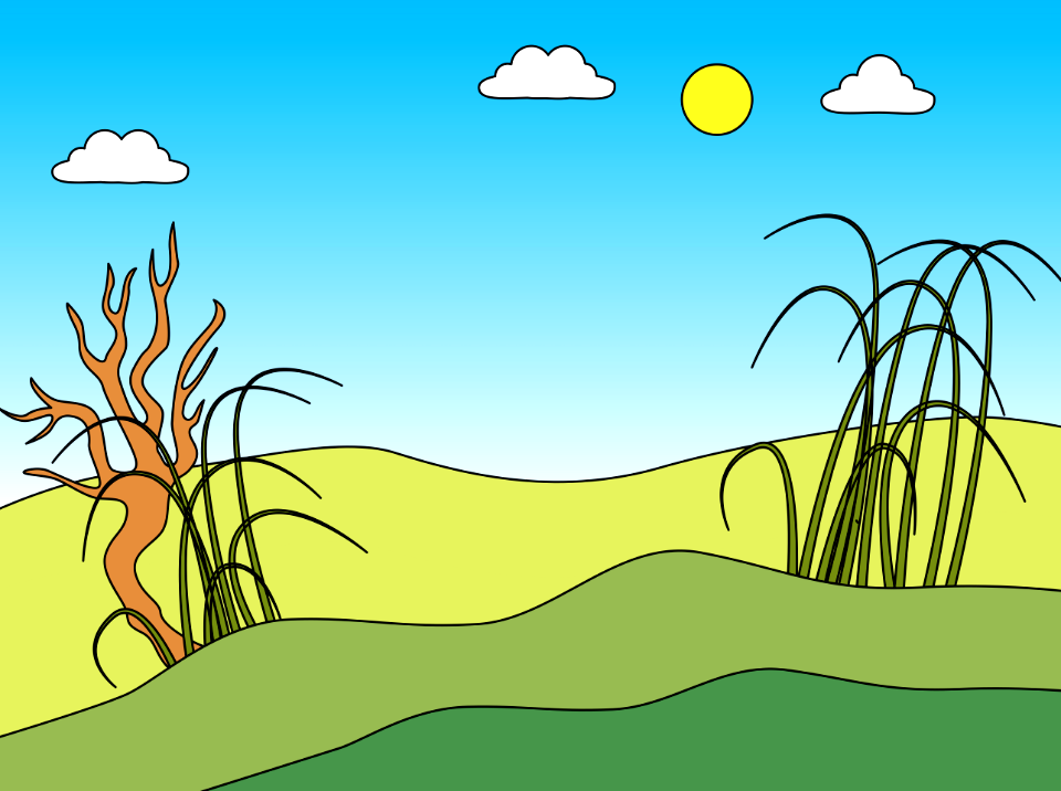Green hills