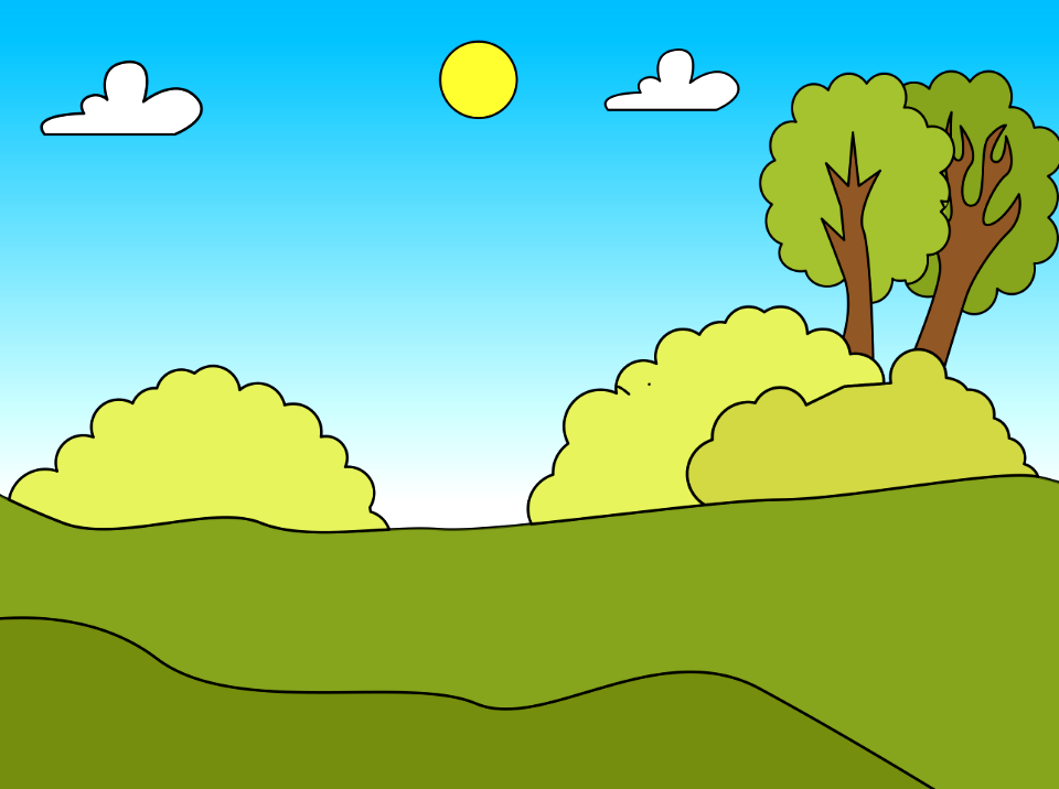 Green meadow