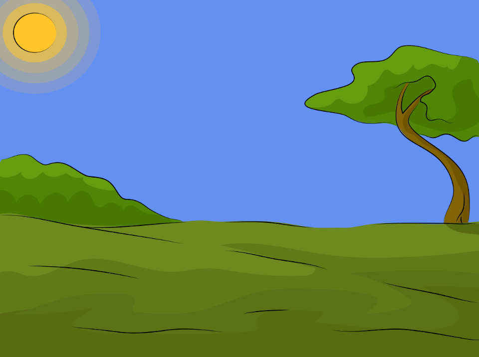 Green meadow